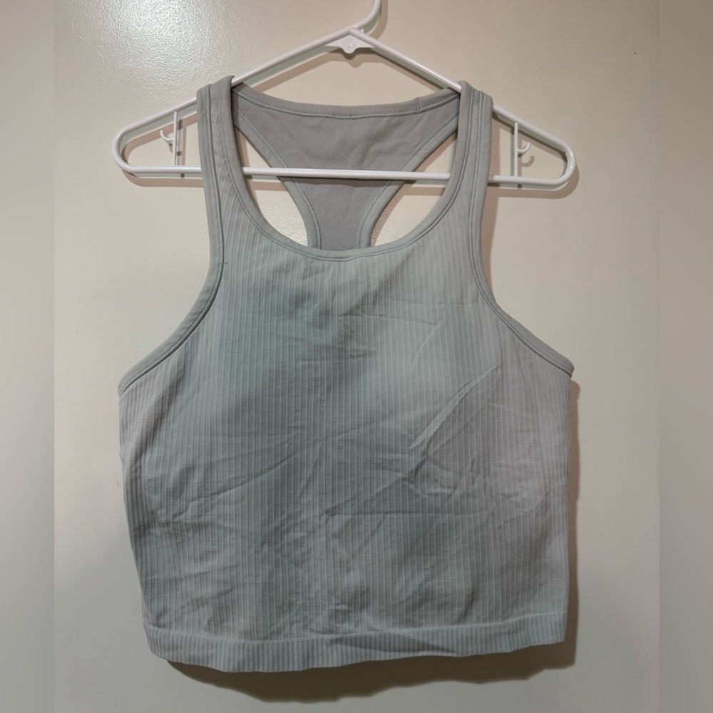 Lululemon Ebb To Street Racerback Crop Tank
Blue Cast